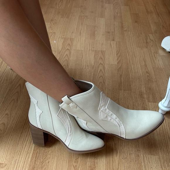 490- Altar'D State Simone Cowboy Anke Boots Size 7.5 NWT - Picture 1 of 10